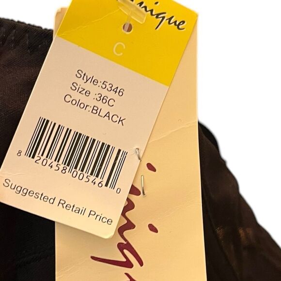 Dominique Black Women's Full Figure Intimate Bra, Size 36C, NWT - Picture 5 of 6